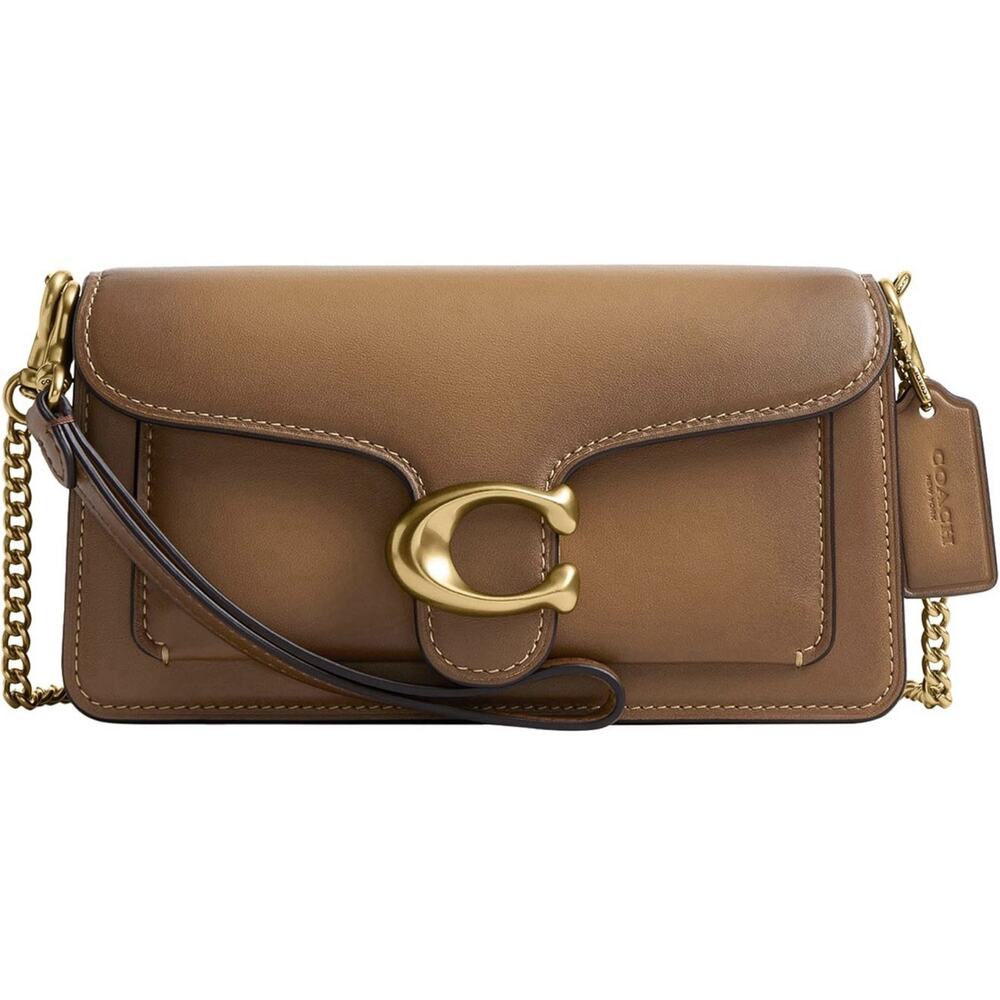 Coach Tabby Mini Leather Chain Crossbody Bag 19 Clutch Wristlet